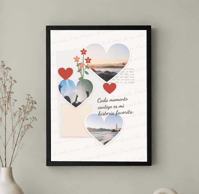 Vista previa: Collage de Corazones